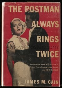 8x129 POSTMAN ALWAYS RINGS TWICE Grosset & Dunlap movie edition hardcover book 1946 Lana Turner!