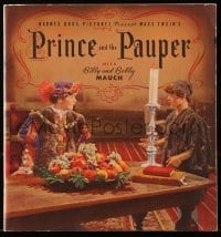 8x257 PRINCE & THE PAUPER Whitman Publishing softcover book 1937 Errol Flynn & the Mauch Twins!