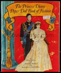 8x258 PRINCESS DIANA PAPER DOLL BOOK OF FASHION softcover book 1982 with art by Dona Granata!