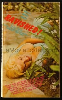 8x282 RAVISHED paperback book 1962 he was being paid $25,000 to kill the big blonde sexpot!