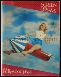 8x224 SCREEN DREAMS THE HOLLYWOOD PINUP hardcover book 1982 great sexy images, some in color!