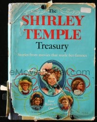 8x228 SHIRLEY TEMPLE TREASURY hardcover book 1959 stories from movies that made her famous!
