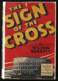 8x141 SIGN OF THE CROSS Grosset & Dunlap movie edition hardcover book 1932 Cecil B. DeMille!