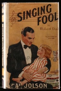 8x142 SINGING FOOL Readers Library Publishing movie edition English hardcover book 1928 Al Jolson!