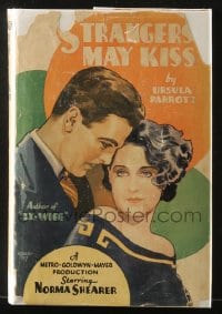 8x148 STRANGERS MAY KISS Grosset & Dunlap movie edition hardcover book 1930 Norma Shearer, Parrott