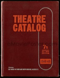 8x235 THEATRE CATALOG 1949 hardcover book 1949 cool theater reference manual with illustrations!
