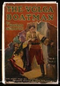8x155 VOLGA BOATMAN Grosset & Dunlap movie edition hardcover book 1926 Cecil B. DeMille!