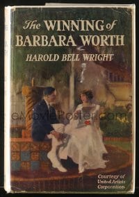 8x163 WINNING OF BARBARA WORTH Grosset & Dunlap movie edition hardcover book 1926 Colman, Banky