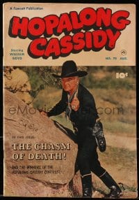 8x367 HOPALONG CASSIDY #70 comic book 1952 William Boyd as the legendary cowboy, The Chasm of Death!