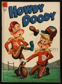 8x443 HOWDY DOODY SHOW #25 comic book 1953 great cover art of him fumbling a football kickoff!