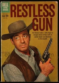 8x373 RESTLESS GUN #1146 comic book 1961 John Payne as Vint Bonner in Native American territory!