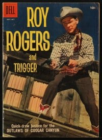 8x408 ROY ROGERS #127 comic book 1958 quick-draw justice for the Outlaws of Cougar Canyon!