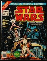 8x342 STAR WARS #1 10.25x13.25 comic book 1977 Marvel Special Edition, great color artwork!