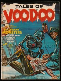 8x817 TALES OF VOODOO magazine March 1971 blacklight monsters, terror of the dead, cool cover art!