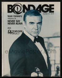 8x682 BONDAGE magazine 1983 Sean Connery returns as James Bond in Never Say Never Again!