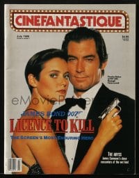 8x685 CINEFANTASTIQUE magazine July 1989 Timothy Dalton as James Bond in Licence To Kill!