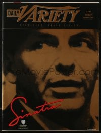 8x690 DAILY VARIETY magazine November 6, 1992 special spotlight issue featuring Frank Sinatra!