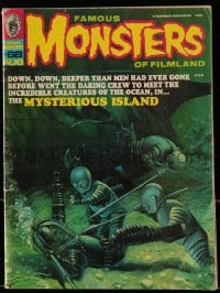 8x696 FAMOUS MONSTERS OF FILMLAND #68 magazine August 1970 Prezio cover art from Mysterious Island!
