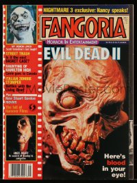 8x699 FANGORIA magazine May 1987 great cover image for Evil Dead II, Horror in Entertainment!