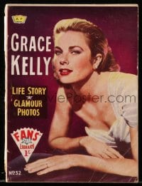 8x706 GRACE KELLY 5x7 English digest magazine 1959 her life story with glamour photos!