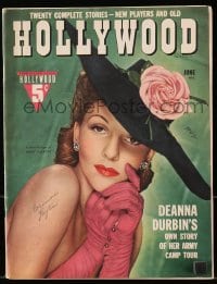 8x839 HOLLYWOOD magazine June 1942 great cover portrait of sexy Mary Martin!