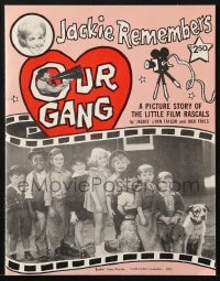 8x249 JACKIE REMEMBERS OUR GANG softcover book 1974 A Picture Story of The Little Film Rascals!