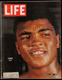 8x851 LIFE MAGAZINE magazine March 1964 boxing champ Muhammad Ali AKA Cassius Clay on the cover!