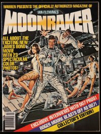 8x731 MOONRAKER magazine 1979 the exciting new James Bond movie with 23 spectacular color photos!