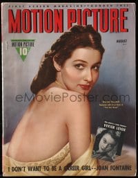 8x903 MOTION PICTURE magazine August 1940 great cover art of sexy Brenda Marshall, The Sea Hawk!