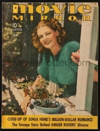 8x745 MOVIE MIRROR magazine June 1940 great cover portrait of sexy Ann Sheridan by Paul Duval!