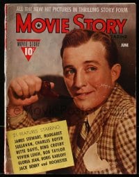 8x912 MOVIE STORY magazine June 1940 great cover portrait of Bing Crosby in suit & tie!