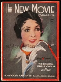 8x922 NEW MOVIE MAGAZINE magazine July 1930 great cover art of Lila Lee by Penrhyn Stanlaws!