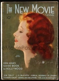 8x920 NEW MOVIE MAGAZINE magazine March 1930 great cover art of Janet Gaynor by Penrhyn Stanlaws!