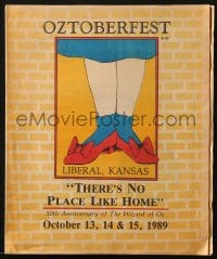 8x754 OZTOBERFEST magazine Oct 1989 Wizard of Oz 50th anniversary festival, Marilyn Monroe shown!