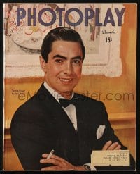 8x942 PHOTOPLAY magazine December 1946 great cover portrait of Tyrone Power by Paul Hesse!