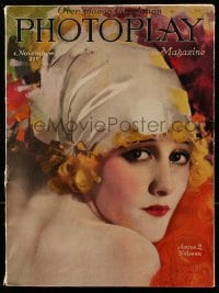 8x930 PHOTOPLAY magazine November 1920 great cover art of Anna Q. Nilsson by Rolf Armstrong!