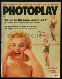8x949 PHOTOPLAY magazine October 1956 sexy Marilyn Monroe, The Woman and The Legend!