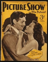 8x970 PICTURE SHOW English magazine April 26, 1941 Clark Gable & Hedy Lamarr in Comrade X!