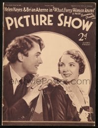 8x957 PICTURE SHOW English magazine Feb 9, 1935 Helen Hayes & Brian Aherne, What Every Woman Knows!