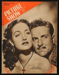 8x977 PICTURE SHOW English magazine June 16, 1945 sexy Dorothy Lamour & Arturo De Cordova!