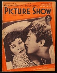 8x963 PICTURE SHOW English magazine June 27, 1936 Katharine Hepburn & Aherne in Sylvia Scarlett!