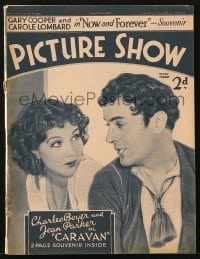 8x959 PICTURE SHOW English magazine March 30, 1935 Charles Boyer & sexy Jean Parker in Caravan!