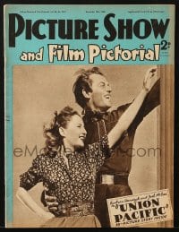 8x964 PICTURE SHOW English magazine Nov 18, 1939 Barbara Stanwyck & Joel McCrea in Union Pacific!