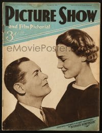 8x968 PICTURE SHOW English magazine November 9, 1940 Robert Montgomery & Constance Cummings!