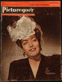 8x992 PICTUREGOER English magazine February 2, 1946 great cover portrait of Joan Crawford!