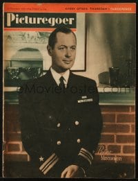 8x986 PICTUREGOER English magazine February 5, 1944 great cover portrait of Robert Montgomery!