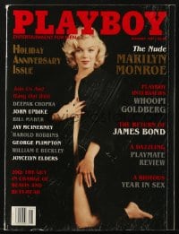 8x764 PLAYBOY magazine January 1997 Holiday Anniversary issue with nude images of Marilyn Monroe!