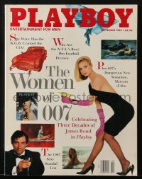 8x763 PLAYBOY magazine September 1987 The Women of 007, Celebrating 3 Decades of James Bond!