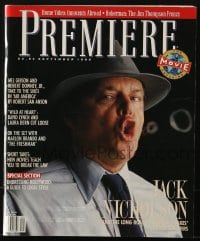 8x765 PREMIERE magazine December 1990 Jack Nicholson and the long road to The Two Jakes!