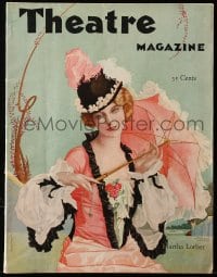 8x819 THEATRE MAGAZINE magazine September 1930 Alberto Vargas cover art of Martha Lorber!